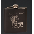 Matte Black 6 Oz. Flask Gift Set